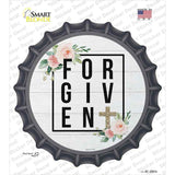 Forgiven with Cross Novelty Bottle Cap Sticker Decal
