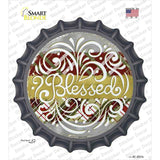 Blessed Christmas Novelty Bottle Cap Sticker Decal