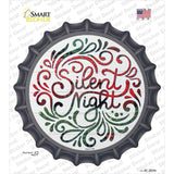 Silent Night Christmas Novelty Bottle Cap Sticker Decal