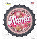 Loved Mama Novelty Bottle Cap Sticker Decal