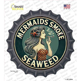 Mermaids Smoke Seaweed Novelty Bottle Cap Sticker Decal BC-2084s