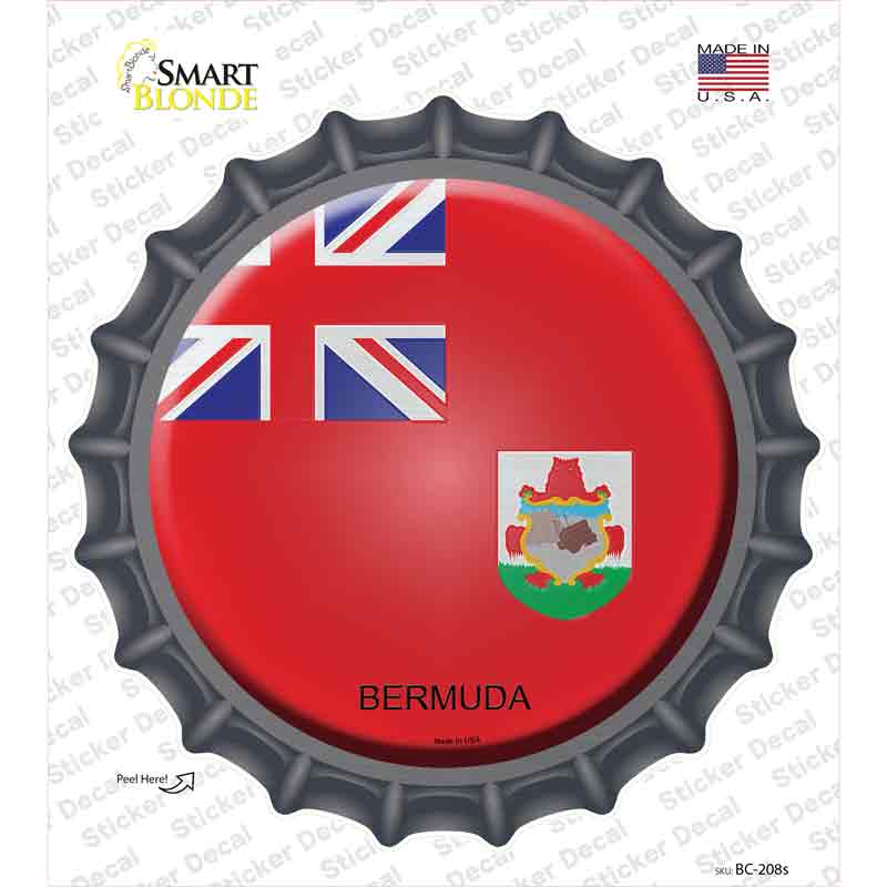 Bermuda Country Novelty Bottle Cap Sticker Decal