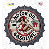 Motor Oil Gasoline Novelty Bottle Cap Sticker Decal BC-2095s