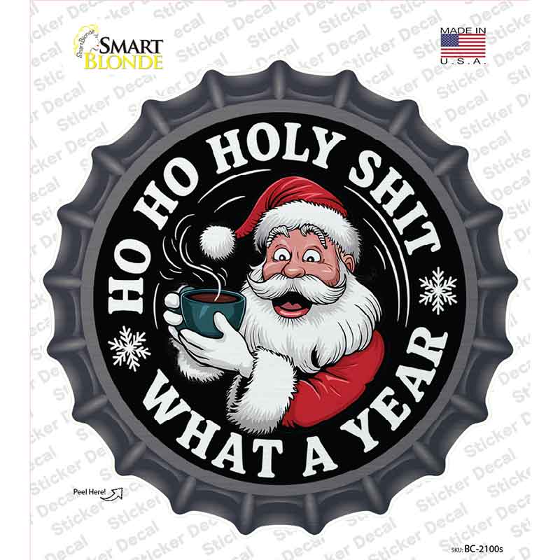 Ho Ho Holy Novelty Bottle Cap Sticker Decal BC-2100s