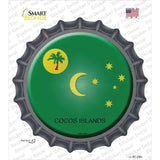 Cocos Islands Country Novelty Bottle Cap Sticker Decal