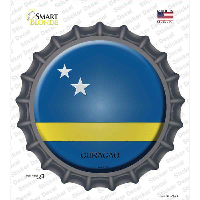 Curacao Country Novelty Bottle Cap Sticker Decal