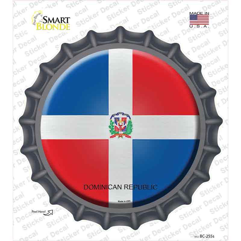 Dominican Republic Country Novelty Bottle Cap Sticker Decal