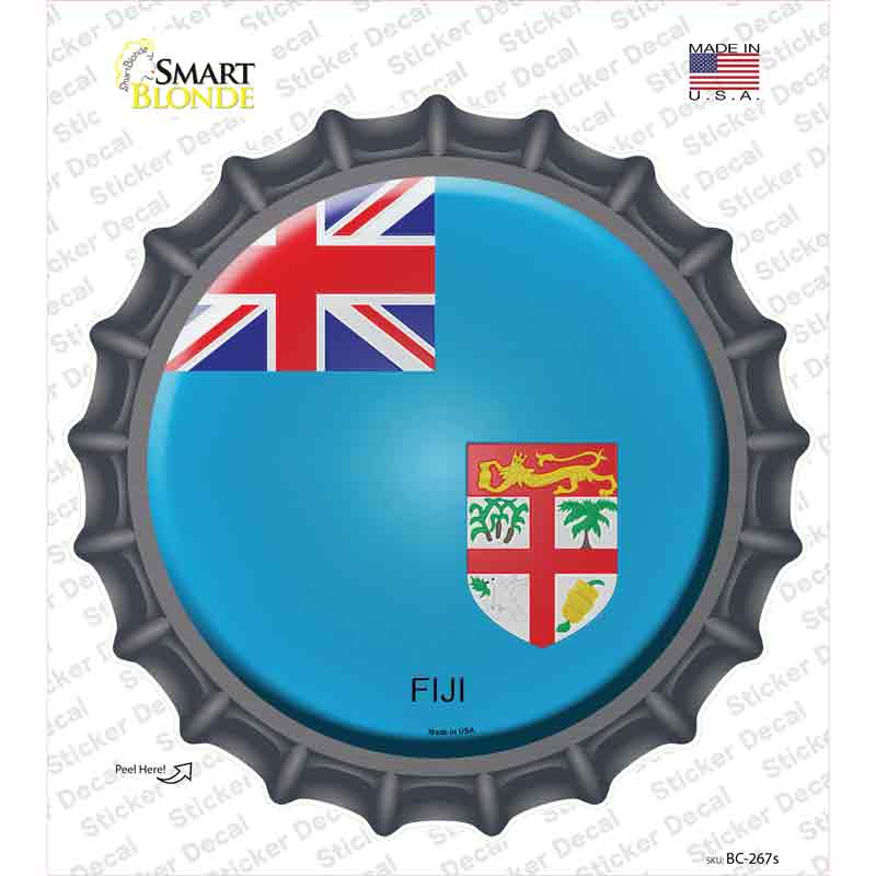 Fiji Country Novelty Bottle Cap Sticker Decal