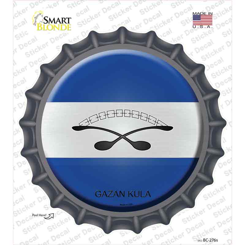 Gazan Kula Country Novelty Bottle Cap Sticker Decal