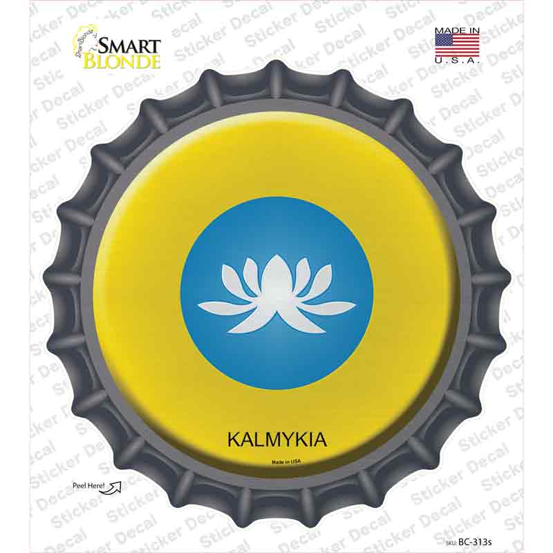 Kalmykia Country Novelty Bottle Cap Sticker Decal