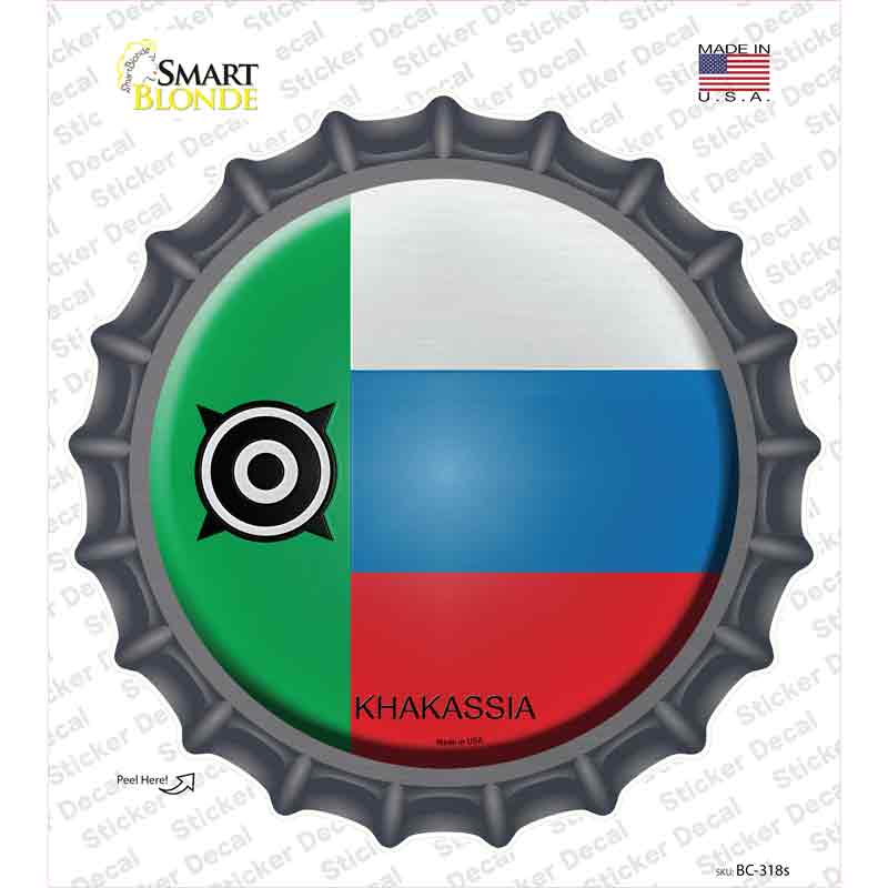 Khakassia Country Novelty Bottle Cap Sticker Decal