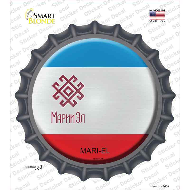 Mari El Country Novelty Bottle Cap Sticker Decal