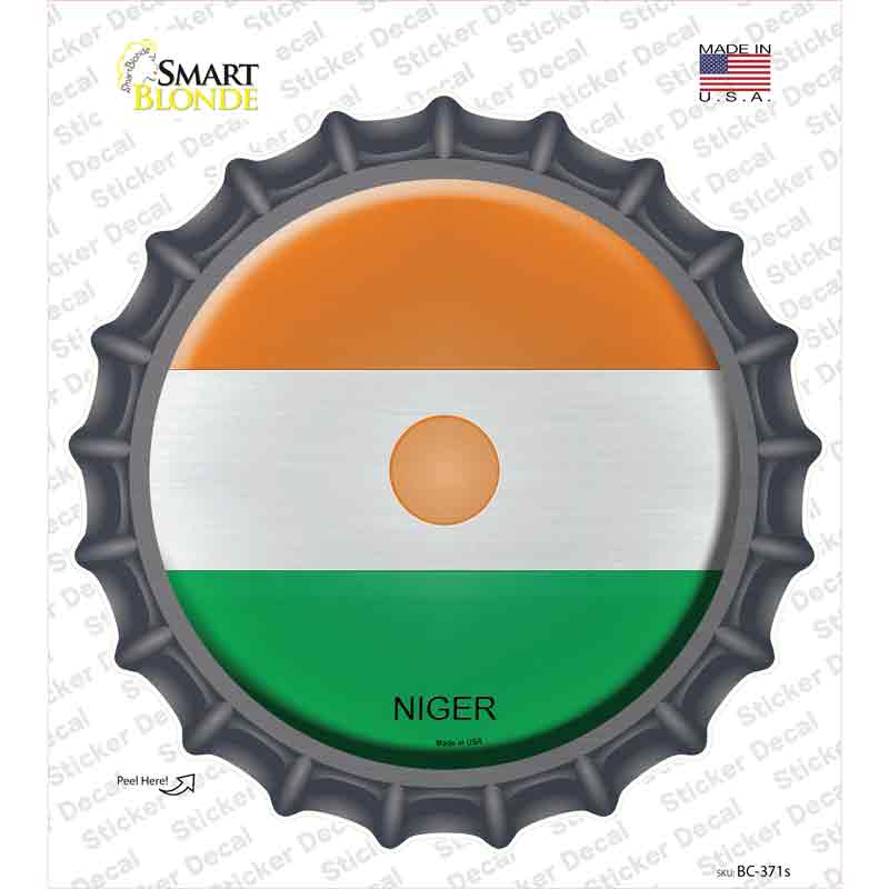 Niger Country Novelty Bottle Cap Sticker Decal