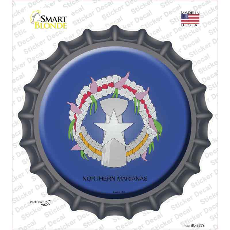 Northern Marianas Country Novelty Bottle Cap Sticker Decal
