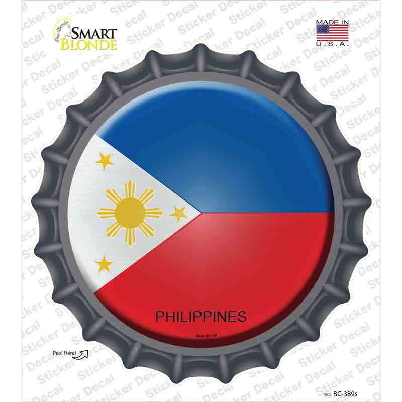 Philippines Country Novelty Bottle Cap Sticker Decal