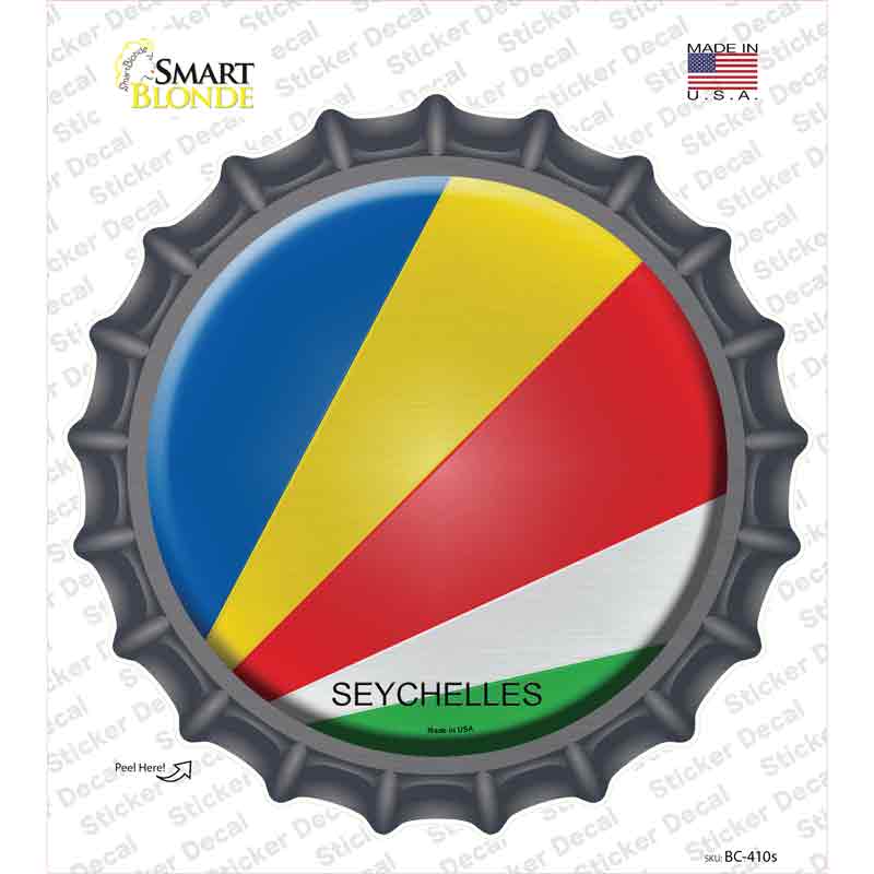 Seychelles Country Novelty Bottle Cap Sticker Decal