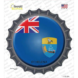 St Helena Country Novelty Bottle Cap Sticker Decal