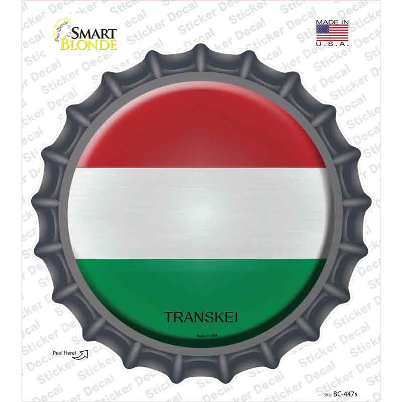 Transkei Country Novelty Bottle Cap Sticker Decal