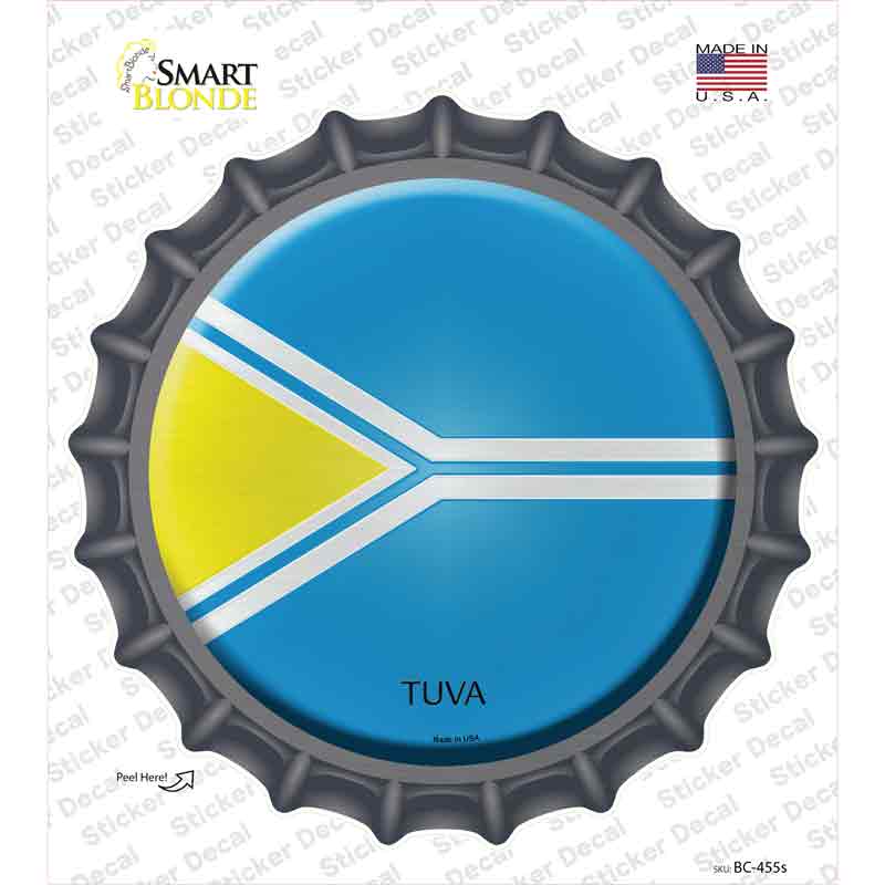 Tuva Country Novelty Bottle Cap Sticker Decal