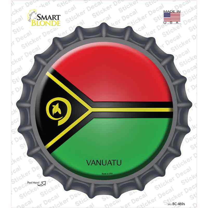 Vanuatu Country Novelty Bottle Cap Sticker Decal