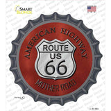 Route 66 American Highway Novelty Bottle Cap Sticker Decal