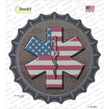 Medical Cross Novelty Bottle Cap Sticker Decal