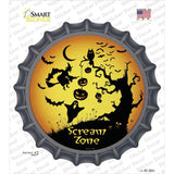 Scream Zone Novelty Bottle Cap Sticker Decal