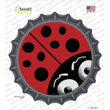 Lady Bug Novelty Bottle Cap Sticker Decal