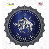 Taurus Novelty Bottle Cap Sticker Decal