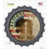 American Cowboy Novelty Bottle Cap Sticker Decal