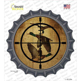 Duck Hunter Novelty Bottle Cap Sticker Decal