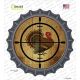 Turkey Hunter Novelty Bottle Cap Sticker Decal