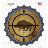 Boar Hunter Novelty Bottle Cap Sticker Decal