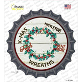 Wreaths Novelty Bottle Cap Sticker Decal