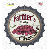 Farmers Market Cherries Novelty Bottle Cap Sticker Decal