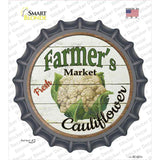 Farmers Market Cauliflower Novelty Bottle Cap Sticker Decal