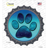 Paw Prints Novelty Bottle Cap Sticker Decal