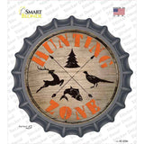 Hunting Zone Novelty Bottle Cap Sticker Decal