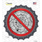 No Web Novelty Bottle Cap Sticker Decal
