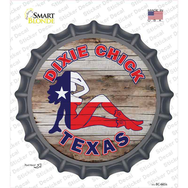 Dixie Chicks Texas Novelty Bottle Cap Sticker Decal