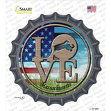Love Massachusetts Novelty Bottle Cap Sticker Decal