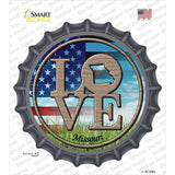 Love Missouri Novelty Bottle Cap Sticker Decal