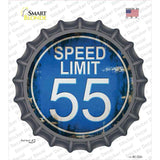 Speed Limit 55 Novelty Bottle Cap Sticker Decal