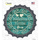 Welcome Home Novelty Bottle Cap Sticker Decal