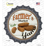Farmers Market Yams Novelty Bottle Cap Sticker Decal