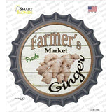 Farmers Market Ginger Novelty Bottle Cap Sticker Decal
