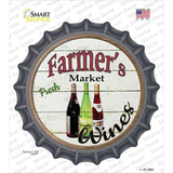 Farmers Market Wines Novelty Bottle Cap Sticker Decal