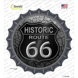 Historic Route 66 Novelty Bottle Cap Sticker Decal