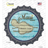 Maui Hawaii Map Novelty Bottle Cap Sticker Decal