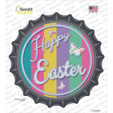 Happy Easter with Butterflies Novelty Bottle Cap Sticker Decal